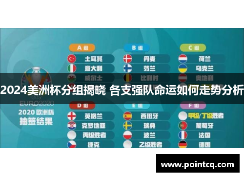 2024美洲杯分组揭晓 各支强队命运如何走势分析